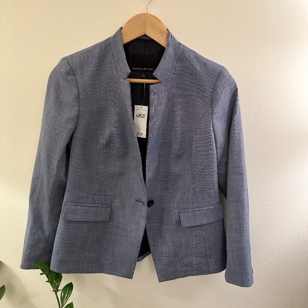 NWT Banana Republic Blue Blazer